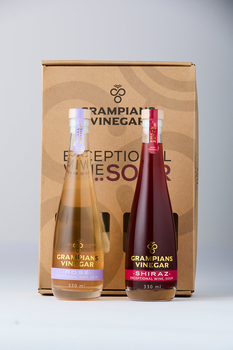 Two Vinegar bottle gift boxed