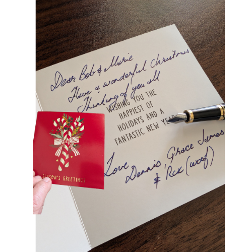 Gift Wrapping and hand written card